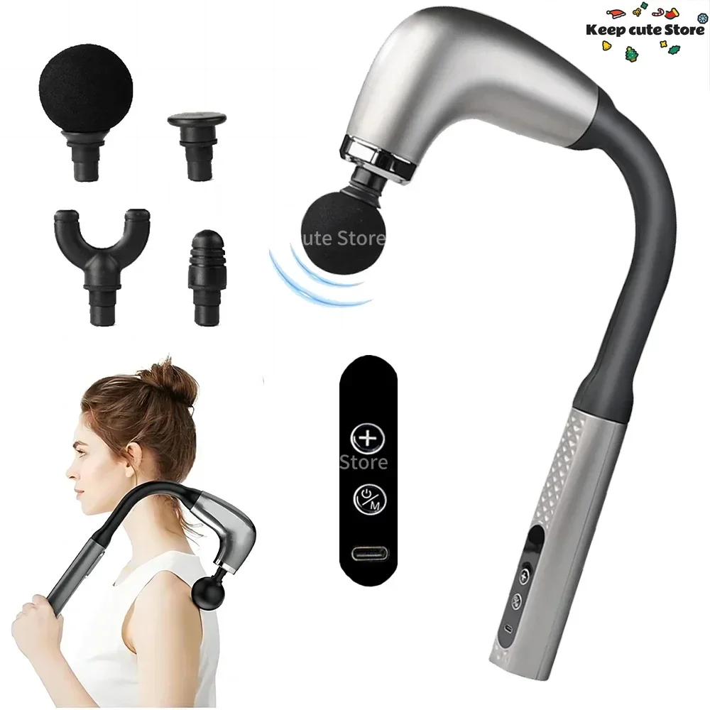 Pistolet do masażu pleców z wydłużonym-łokciowym uchwytem 💆‍♂️