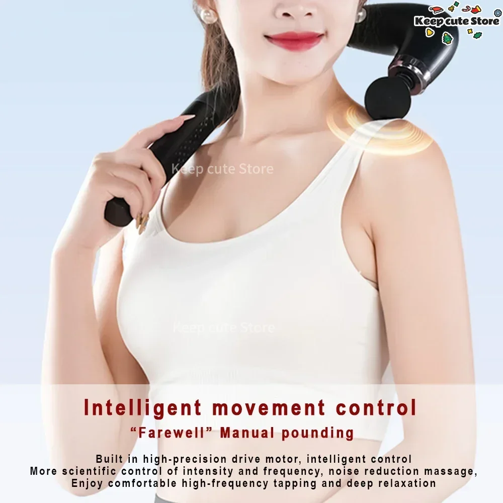 Pistolet do masażu pleców z wydłużonym-łokciowym uchwytem 💆‍♂️